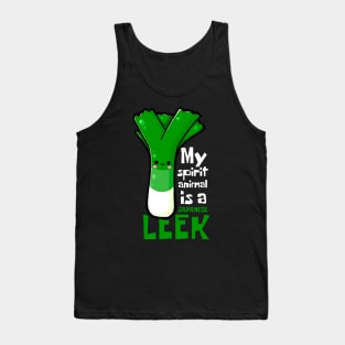 My Spirit Animal Is A Japanese Leek Funny Tank Top